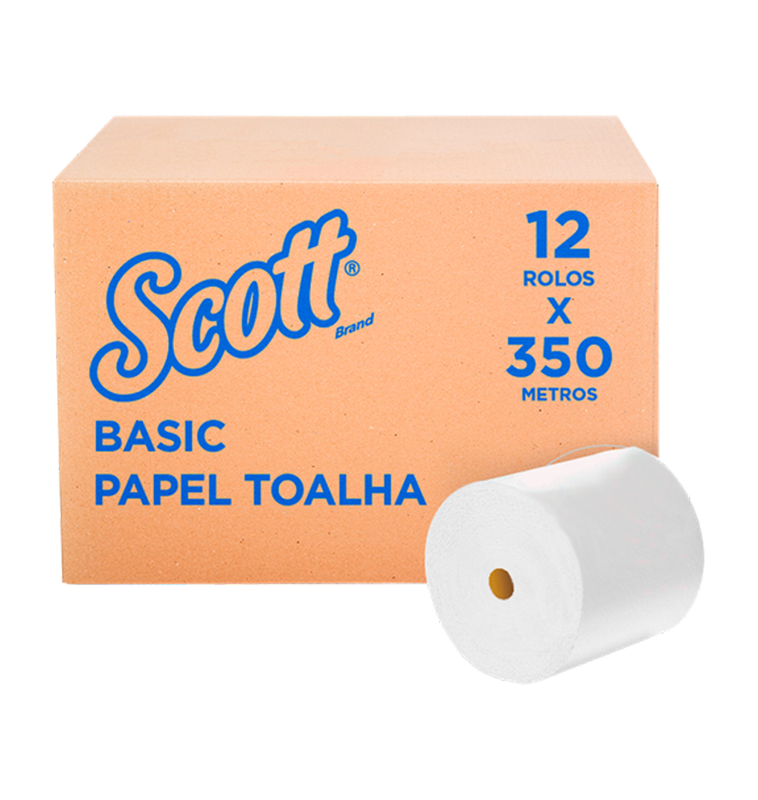 Papel Toalha Bobina Scott Basic Airflex Steffen