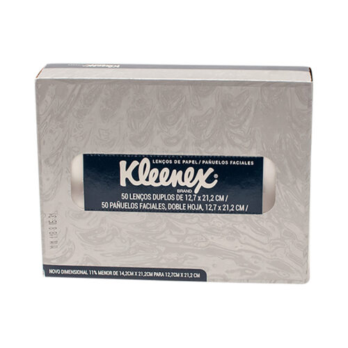 LENÇO DE PAPEL KLEENEX 50 FOLHAS
