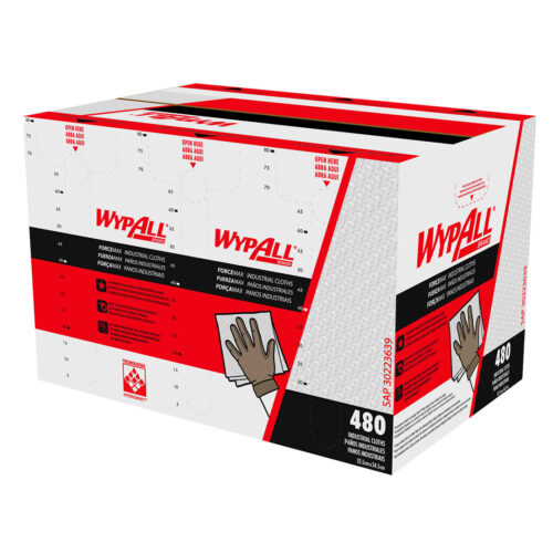 Wiper Wypall Força Max Limpeza Pesada 480 Panos