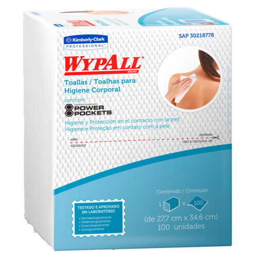 Pano de Limpeza WypAll® X60 Higiene Corporal