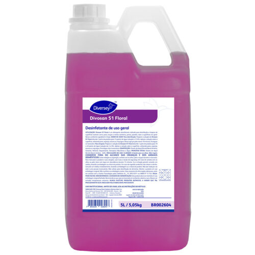 Desinfetante Diversey Divosan S1 Floral 5L
