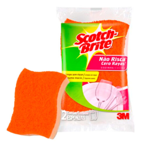 ESPONJA NÃO RISCA LARANJA SCOTCH-BRITE - 3M