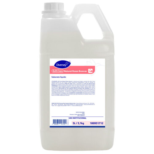 Sabonete Líquido Diversey Softcare Natural Rosas Brancas 5 Litros
