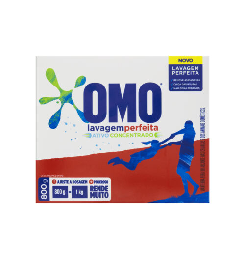 SABÃO EM PÓ OMO LAVAGEM PERFEITA 800G