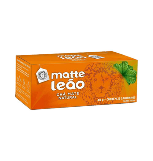 CHÁ MATTE LEÃO NATURAL 40G 25 SACHÊS