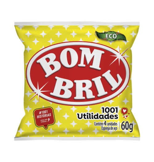 ESPONJA DE AÇO BOMBRIL 4 UNIDADES 60G