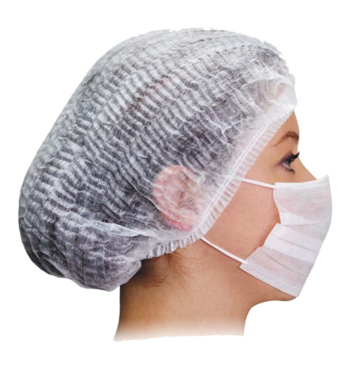 Máscara TNT Tripla Branca