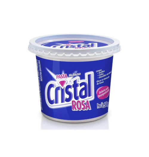 PASTA SAPONÁCEA CRISTAL ROSA 500G