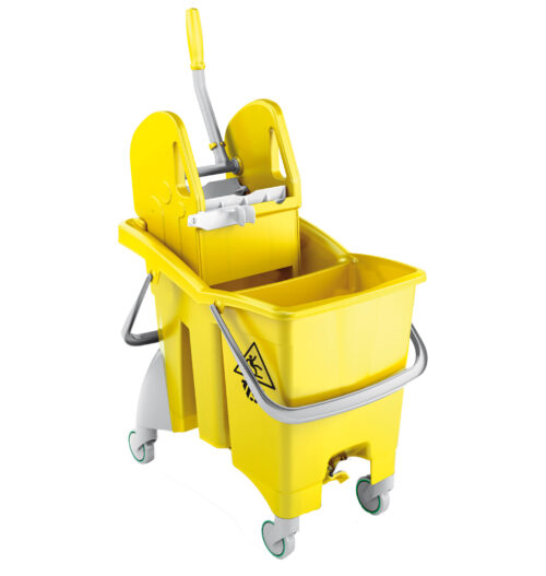 BALDE ESPREMEDOR ACTION AMARELO 30L