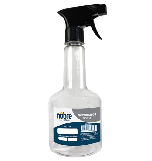 PULVERIZADOR PET 500ML TRANSPARENTE NOBRE