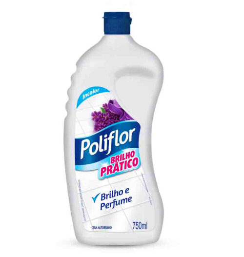 CERA INCOLOR POLIFLOR BRILHO PRÁTICO 750ML