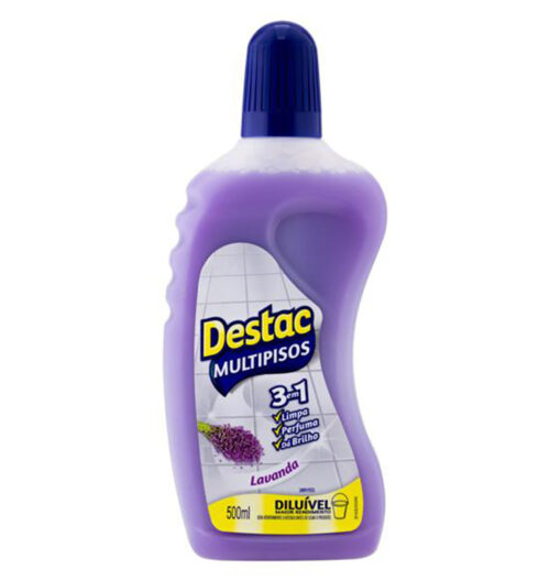 LIMPADOR COM CERA DESTAC LAVANDA 500ML