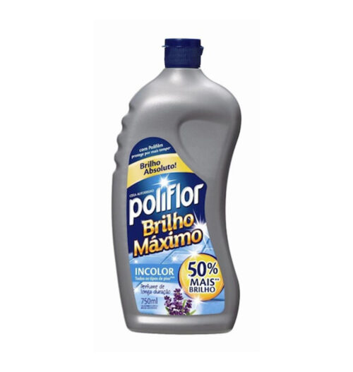 CERA INCOLOR POLIFLOR BRILHO MÁXIMO 750ML