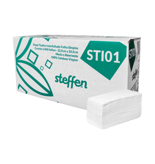 Papel Toalha Folha Simples Steffen (STI01)