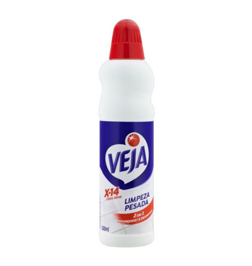 LIMPADOR VEJA X 14 LIMPESA PESADA CLORO ATIVO 2 EM 1 500ML
