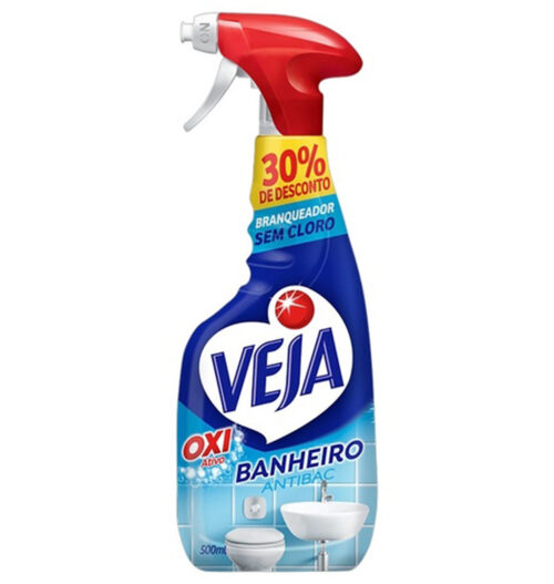 LIMPADOR VEJA BANHEIRO OXI ATIVO PULVERIZADOR 500ML
