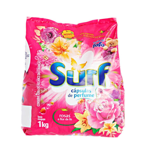 SABÃO EM PÓ SURF ROSAS E FLOR DE LIS 800G