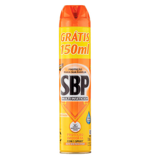 MULTI INSETICIDA AEROSOL SBP COM ÓLEO DE CITRONELA 450ML