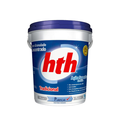 CLORO GRANULADO PARA PISCINA 10 EM 1 10KG HTH