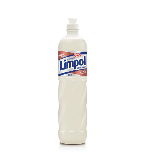 DETERGENTE LÍQUIDO LIMPOL COCO 500ML