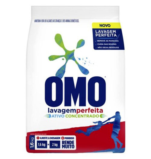 SABÃO EM PÓ OMO SACHÊ 1,6KG
