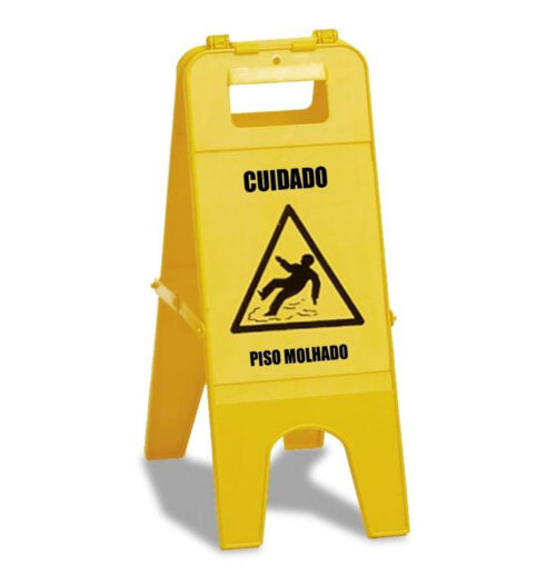 PLACA SINALIZADORA PISO MOLHADO