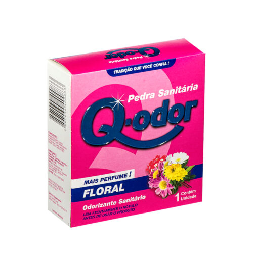DESODORIZADOR WC EM PEDRA FLORAL Q ODOR 40G