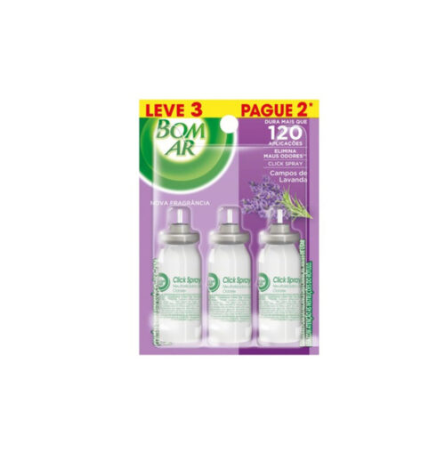 PURIFICADOR BOM AR AIR WICK CLICK SPRAY REFIL LAVANDA 12ML 3