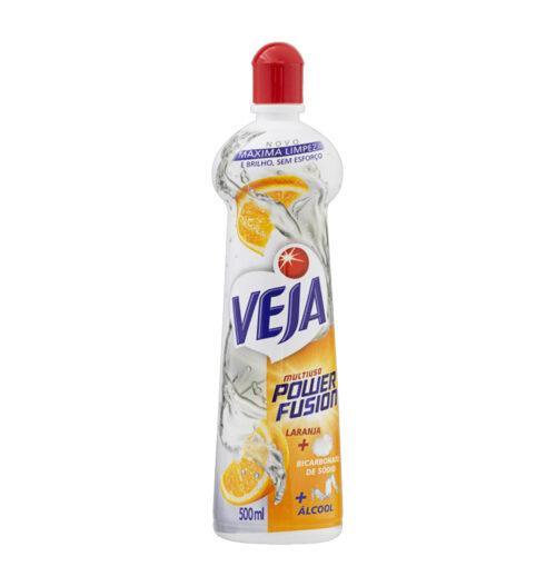 LIMPADOR VEJA POWER FUSION LARANJA 500ML