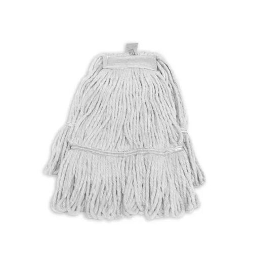 MOP ÁGUA ALGODÃO BRANCO COM FITA BRANCA 300G