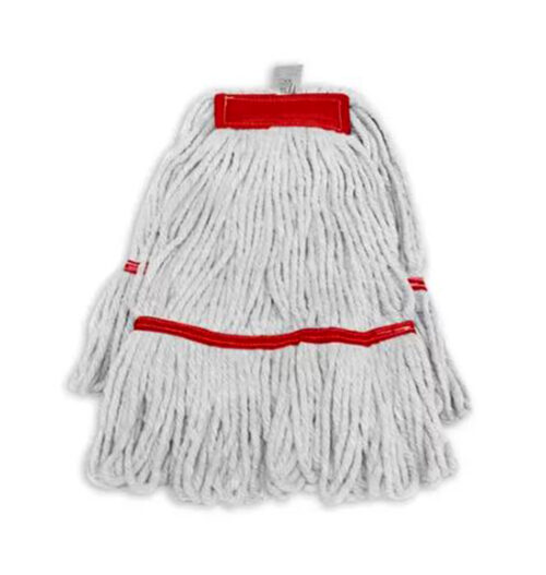 REFIL MINI MOP ALGODÃO PONTA CORTADA PARA ENCAIXE VERMELHO