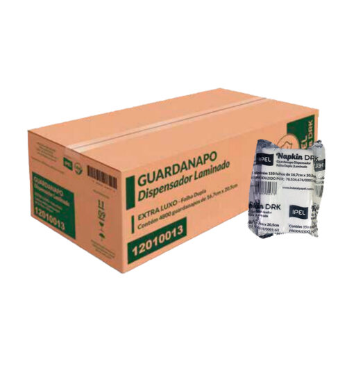 GUARDANAPO FOLHA DUPLA IPEL NAPKIN DARK 16,7X20,5