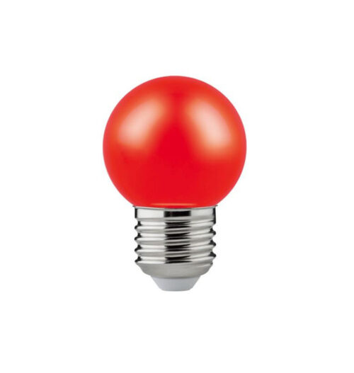 LÂMPADA LED BOLINHA VERMELHA 1,2W 20LM E27 OSRAM
