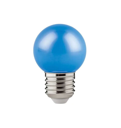 LÂMPADA LED BOLINHA AZUL 1,2W 8LM BIVOLT E27 OSRAM