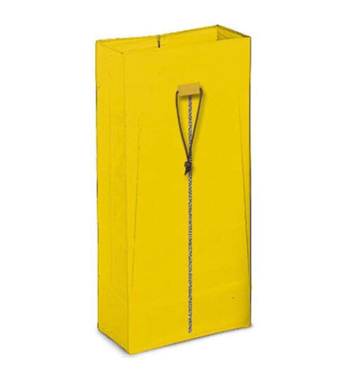 SACO 120L EM NYLON COM ZIPER AMARELO