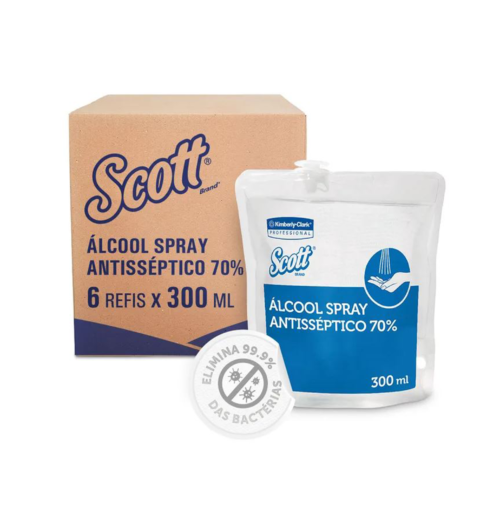 Álcool Spray Antisséptico Scott® 300ml