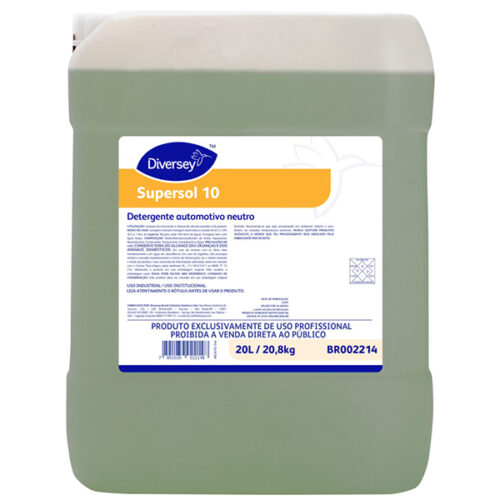 Detergente Automotivo Neutro Diversey Supersol 10 20 Litros