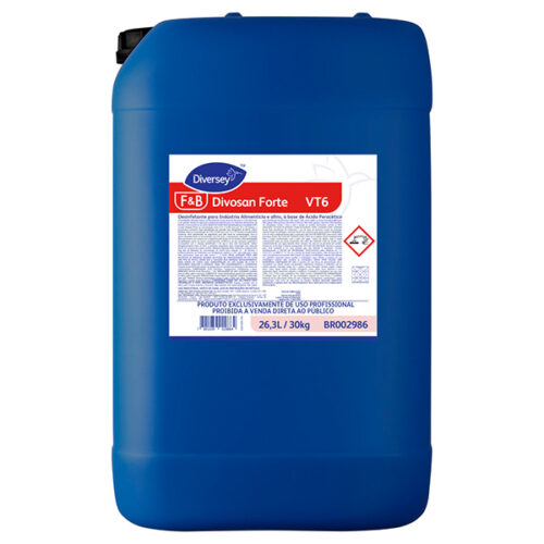 Desinfetante Diversey Divosan Forte VT6 26,3 Litros