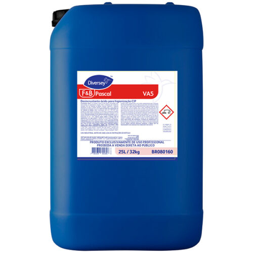 Desincrustante ácido para higienização CIP Diversey Pascal 25 Litros