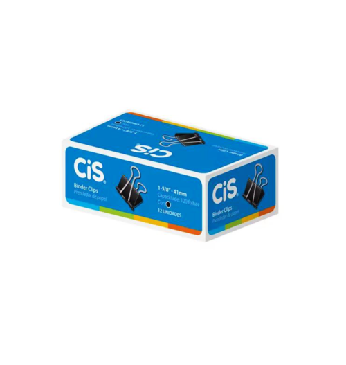 Prendedor de Papel 41mm 110141 com 12 unid. - Cis