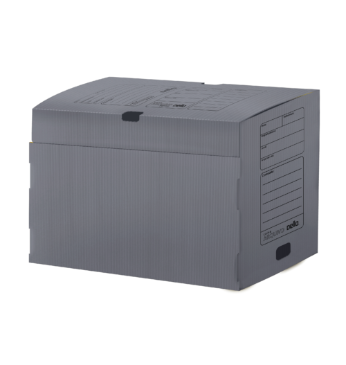 Caixa Arquivo Morto Gigante Polidello Cinza - Dello