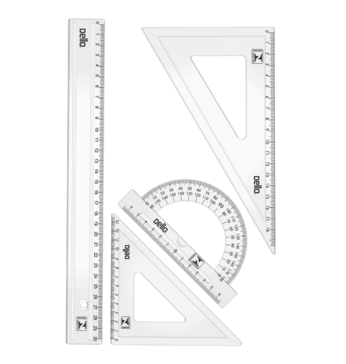 Kit geométrico 1º grau Potência - Dello