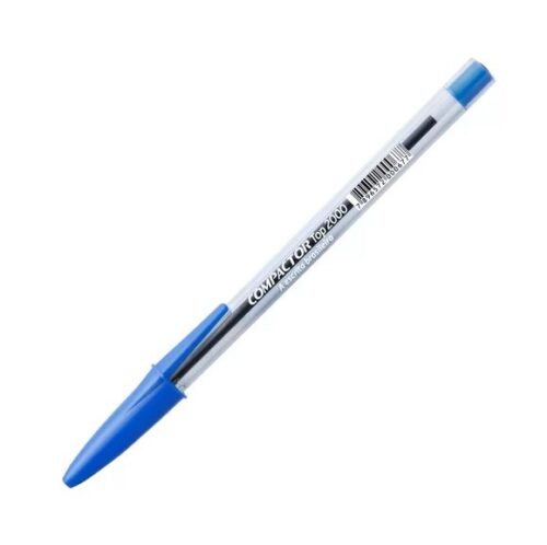 Caneta Esferográfica Top 2000 Azul - Compactor