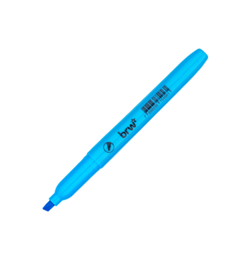 Marca-Texto Fluorescente Azul - BRW