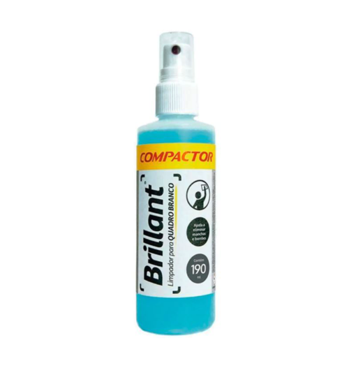 Limpador para Quadro Branco Brillant 190ml - Compactor