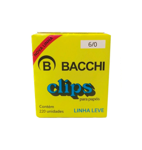 Clips Galvanizado 6/0 LL com 220 unid. - Bacchi