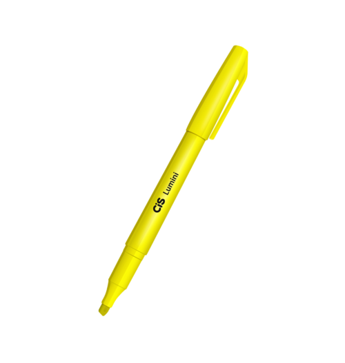 Marca-Texto Lumini Amarelo - Cis