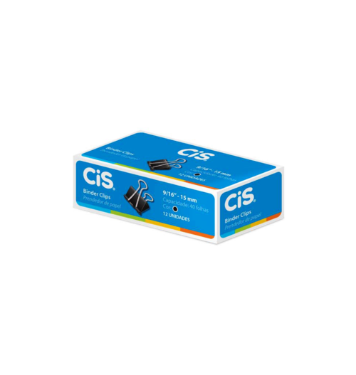 Prendedor de Papel 15mm 110115 com 12 unid. - Cis