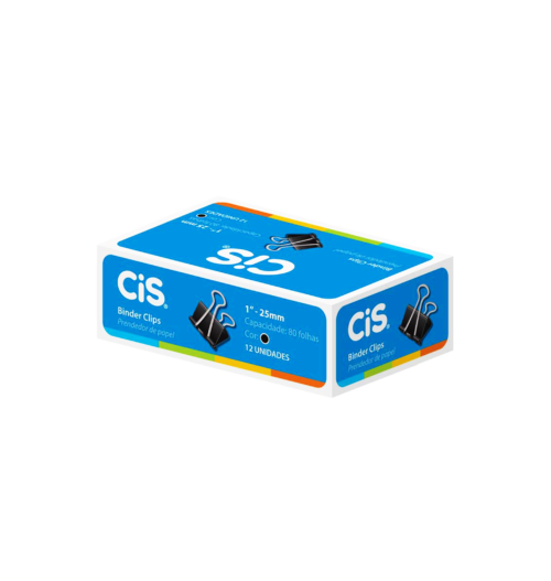 Prendedor de Papel 25mm com 12 unid. - Cis