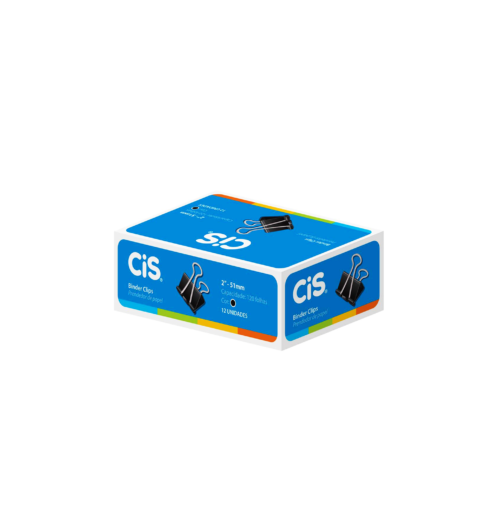 Prendedor de Papel 51mm 110151 com 12 unid. - Cis